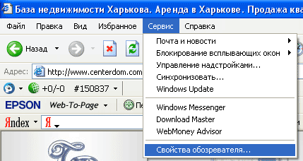 включить JavaScript в браузере Internet Explorer